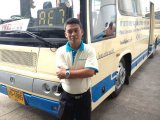Airport Bus Rolls, Reaches Patong Beach