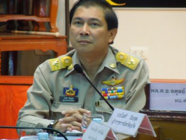 Phuket Governor Maitree Intrusud: led the push for Bangok's help