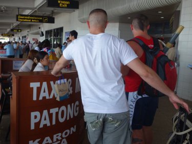 Cleanup coming at last at congested, chaotic Phuket airport