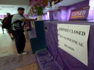 Flashback to 2008 when Phuket airport was occupied and ceased operating