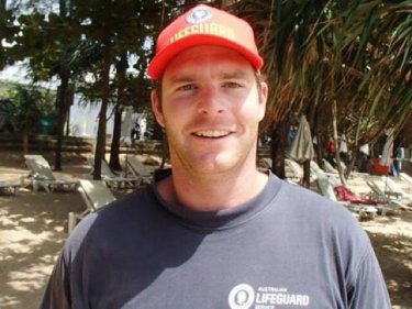 To the rescue: Aussie lifesaver and trainer Tom Allen on Phuket