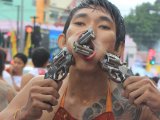 Phuket Parades Begin With a Propeller and Two Guns: Photo Special