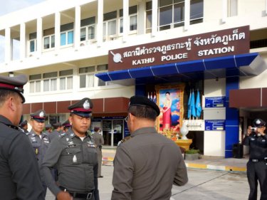 Phuket's Kathu Police Station: no place for a can of beer