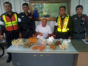 A Canadian is charged in Thailand over corals taken from Indonesia