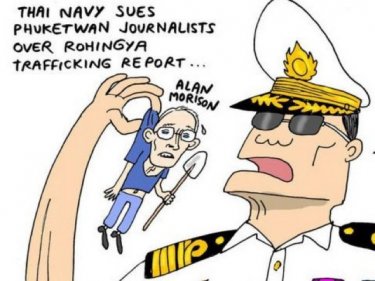 Detail from the Nation cartoon. See the full drawing below