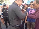 UPDATE Phuket Blockade of Patong's Beach Road in Protest at Tourist Police 'Corruption'