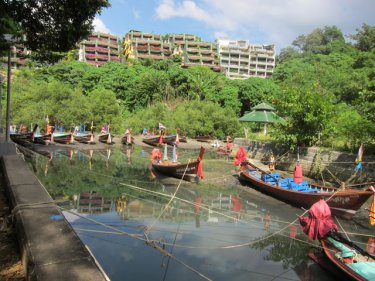 The canal at Kata beach: Norwegians have been warned of pollution