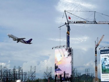 Construction at Phuket International Airport continues
