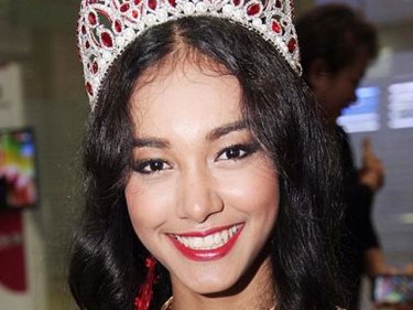 May Myat Noe, who allegedly fled with a crown and breast enhancement