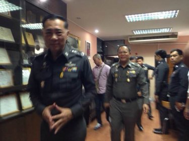Top officers on the move at Phuket City Police Station today