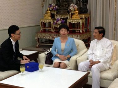 China's Phuket representative meets the governor on Phuket today