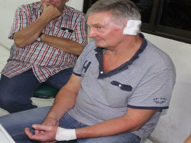 French tourist Daniel Estermann, 70, fought off two and captured one