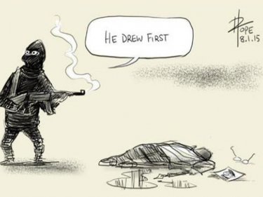 Canberra Times cartoonist David Pope struck a nerve and saw this drawing retweeted more than 50,000 times today