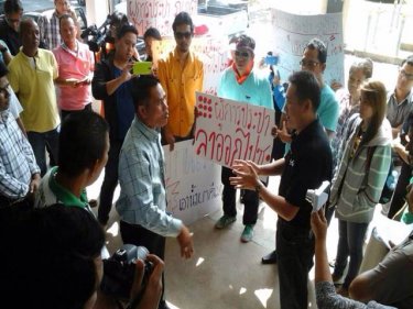 Villagers protest over water shortages on Phuket