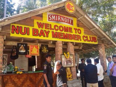 Arrests and demolition ordered for an outlaw club on a Phuket beach