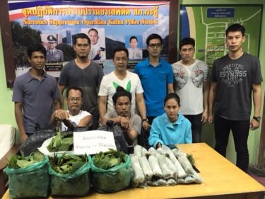 A Thai and two Burmese under arrest last night over supplying kratom 