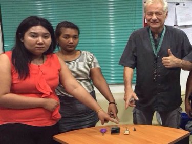Former lovers meet in less happy circumstances at a Phuket police station