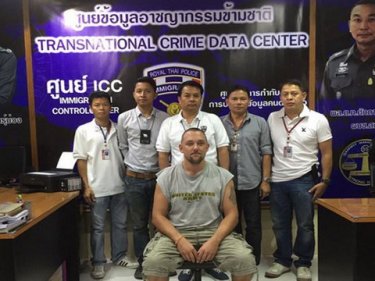 The Norwegian man arrested in Phuket City by an immigration officer