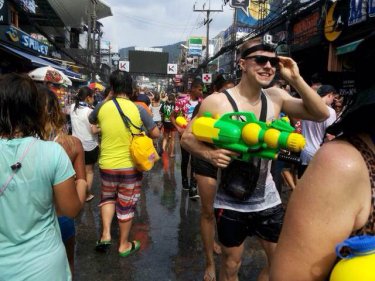 Splashing the boots and a whole lot more, funlovers take to Patong
