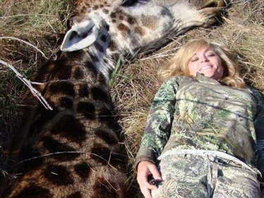 Nothing funny about the Extreme Huntress who killed a giraffe