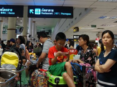Exit at Phuket International Airport for satisfied Chinese visitors