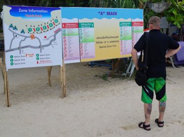 Rules, rules, rules but no sign for  relaxation at Phuket's Kamala beach
