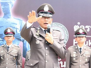 Commander Major General Pachara Boonyasit  at today's ceremony