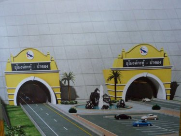 One version of how the Patong Tunnel might look, if it ever wins the go-ahead