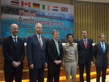 Phuket's Governor meets five ambassadors today - without the media