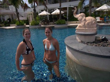 Bikinis are not yet seen as a threat on Phuket