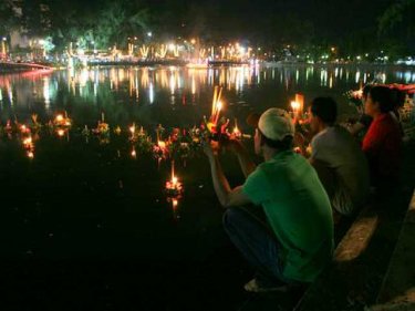 Dreams afloat amid the lights at Saphan Hin