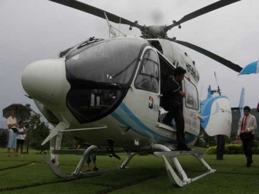 The ''Sky ICU'' helicopter at Phuket Country Club