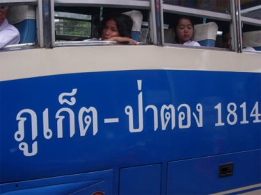 Phuket public buses are cheap, but not plentiful