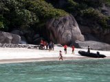 Similans Tourists See Boat People Mistreated