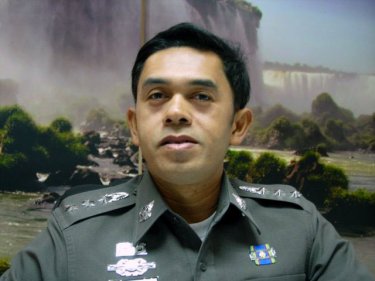 Colonel Wanchai Ekphornpich at Phuket City police station