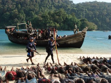 Thai Navy arrest boat people: the Thai army organised the push-backs