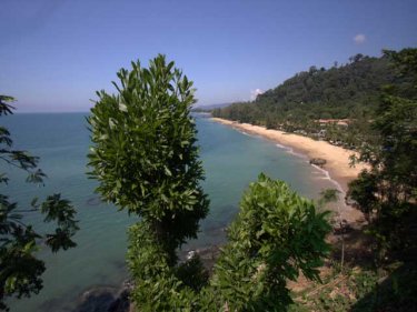 Khao Lak beach, where German tourist Sebastian Wolff died