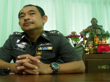 Police Lieutenant Colonel Nattarit Pinpak: 'major trafficker' nabbed