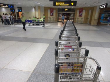 Plenty of trolleys for plenty of arrivals as Phuket outshines Bangkok