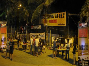 The beach party at Patong warms up last night and will be on again tonight