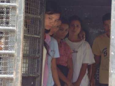 Burmese survivors of a suffocation incident on the road to Phuket, 2008