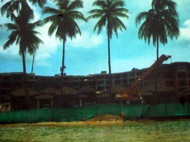 Development, Phuket style: an unnamed island project under construction