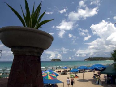 The classic view from the Kata Group flagship, Phuket's Kata Beach Resort