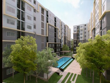 An artist's impression of how the dCondo units will look on completion
