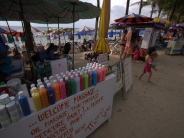 Phuket's future at risk as tourists play ''find the sand'' at beaches