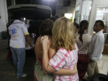 Friends grieve for an Australian woman murdered on Phuket last night