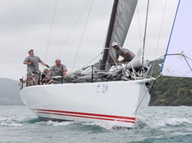 Aquila Reichel Pugh 45, Katsu, skippered by Ben Copley, scored line honors in the first race