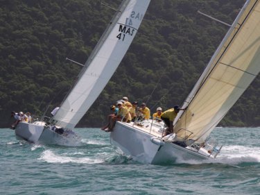 Jing Jing (right) wins IRC Racing I at Cape Panwa Hotel Phuket Raceweek