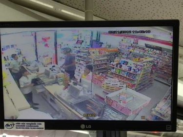 The mysterious man photographed by a 7-Eleven security camera