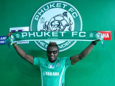 Signing Moudourou Swa Moise  looking good in Phuket FC green